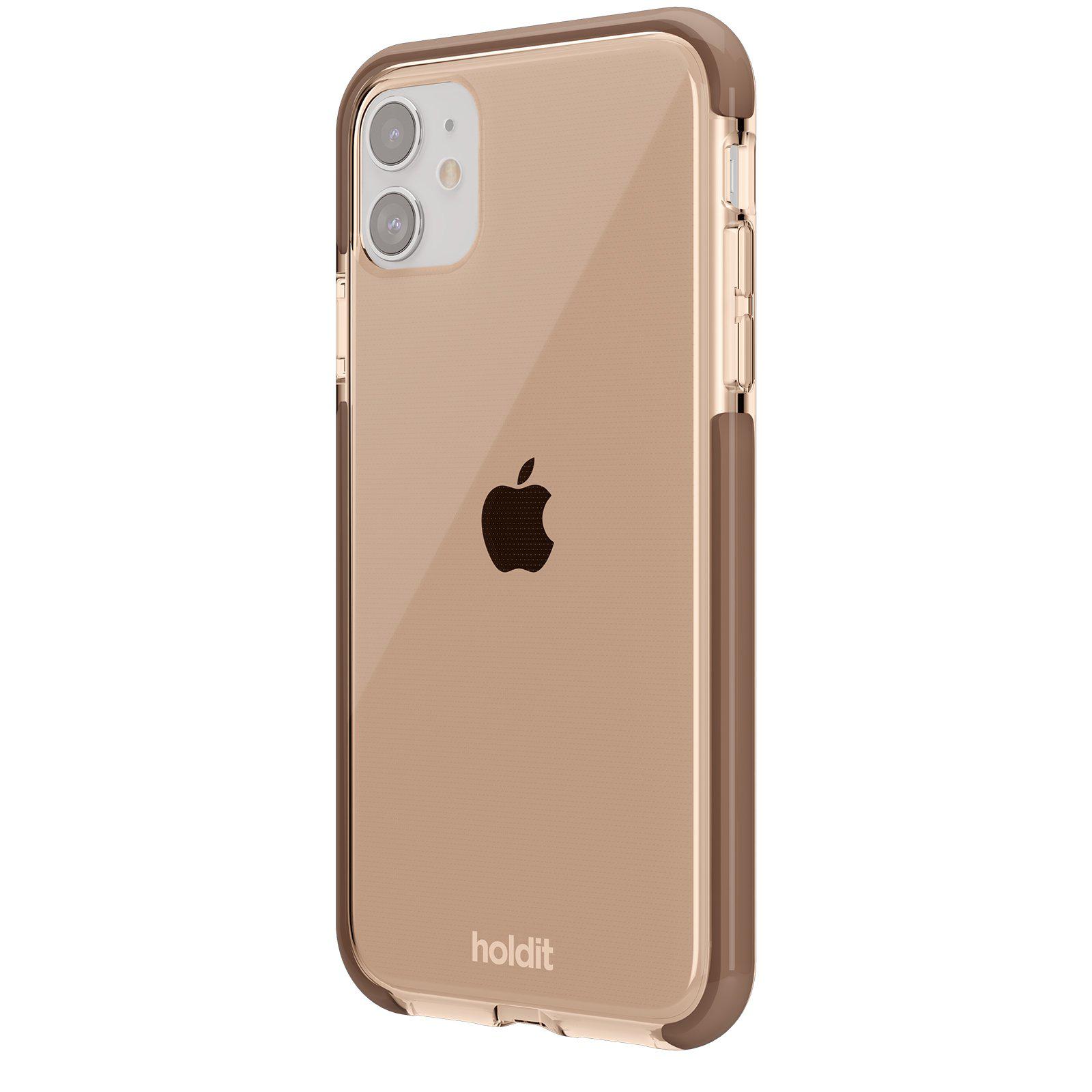 Гръб Holdit Seethru Case за iPhone 11- Кафяв