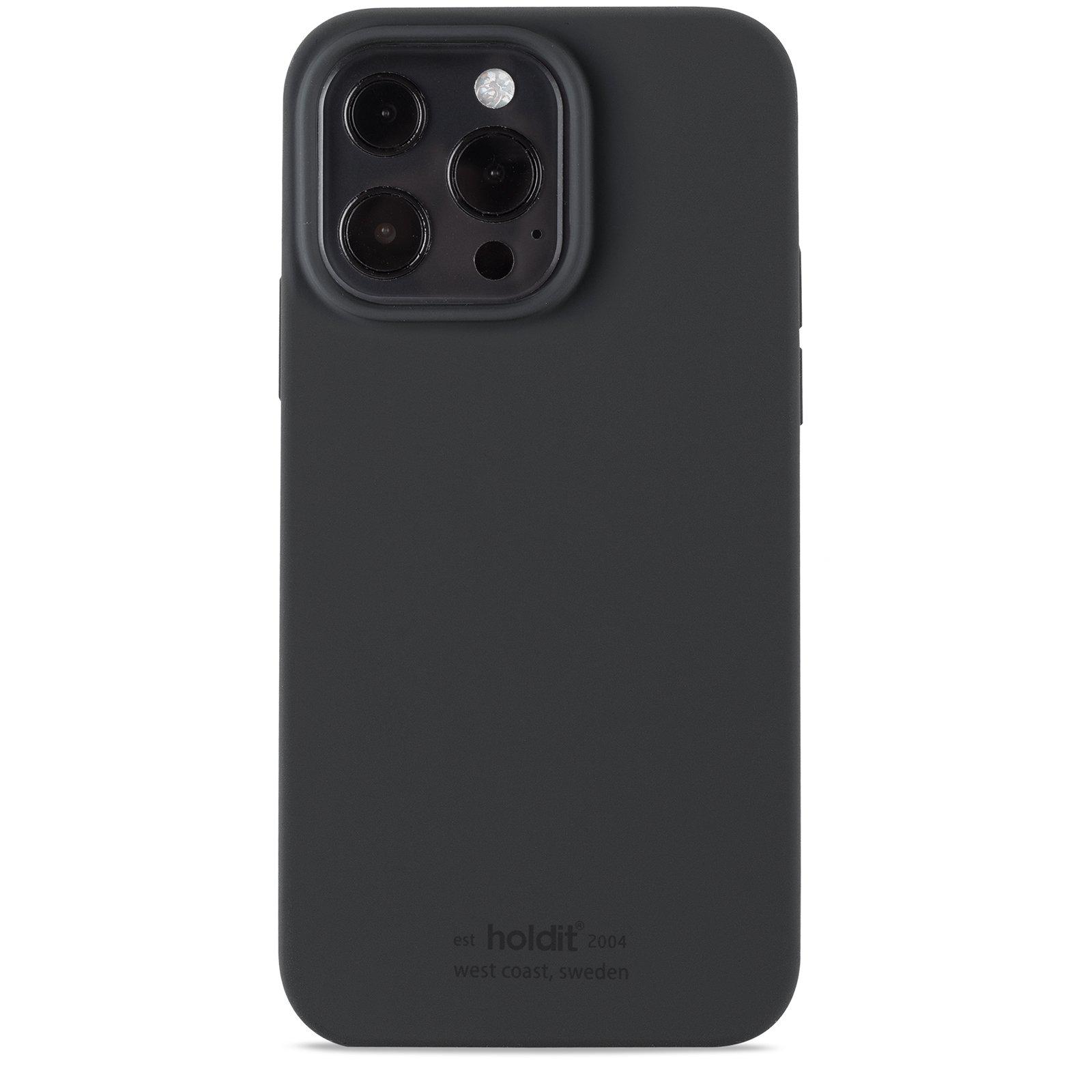 Гръб Holdit Silicone Case за iPhone 13 Pro - Черен