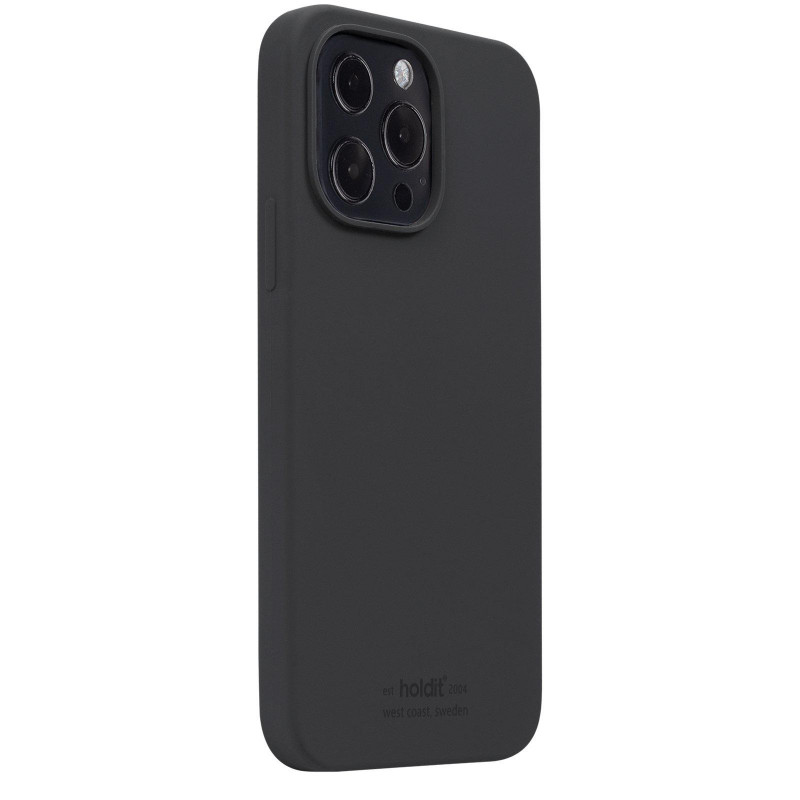 Гръб Holdit Silicone Case за iPhone 13 Pro - Черен