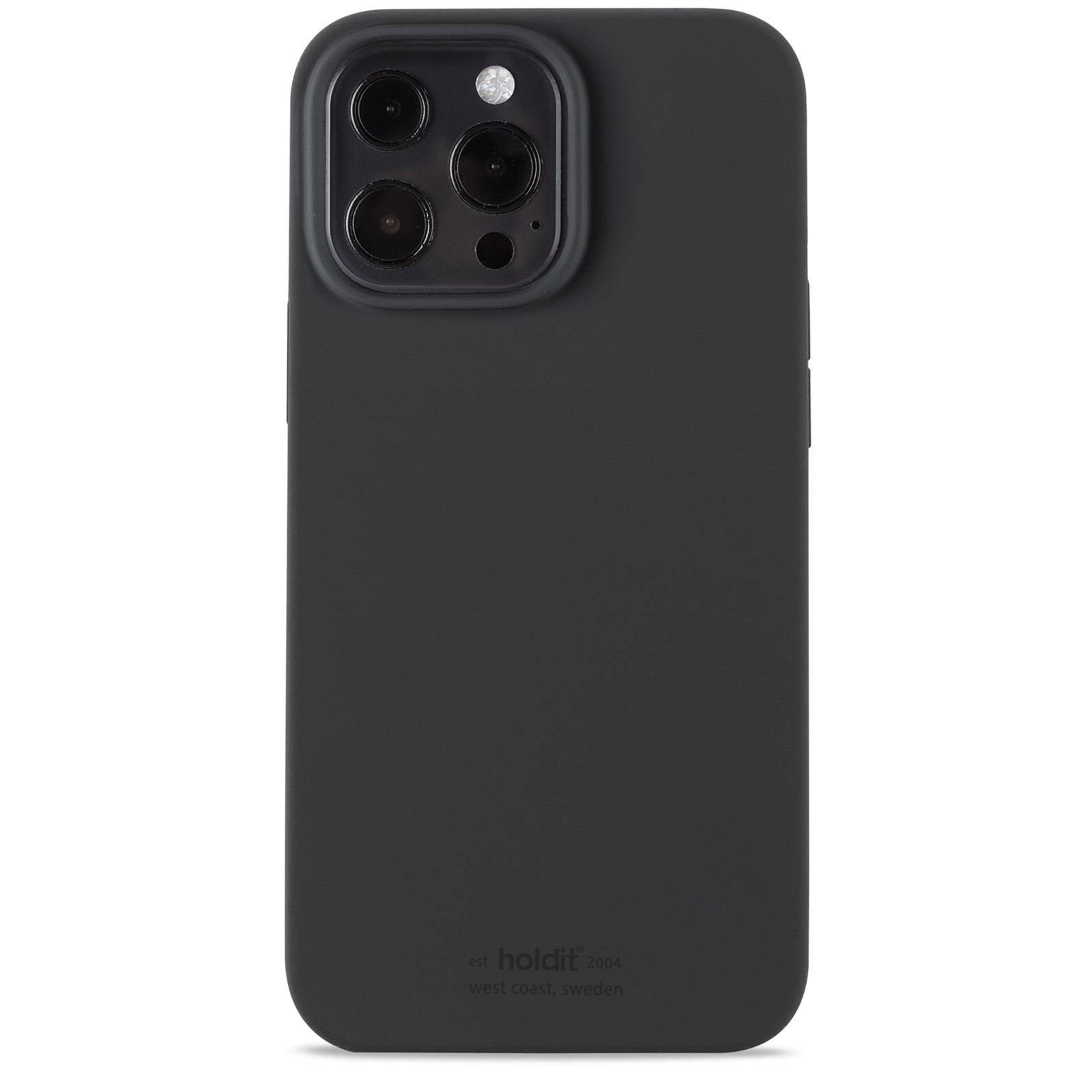 Гръб Holdit Silicone Case за iPhone 13 Pro Max - Черен