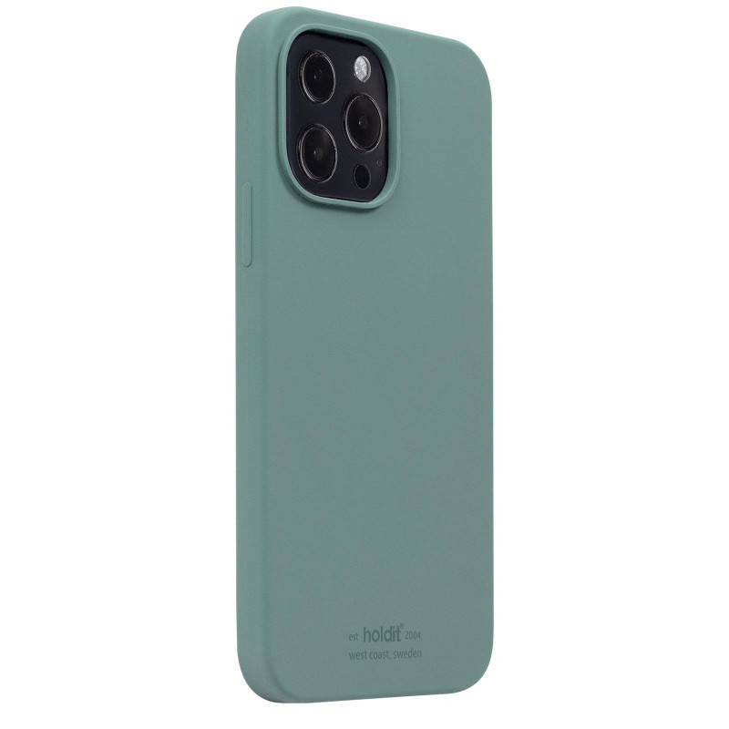 Гръб Holdit Silicone Case за iPhone 13 Pro Max - Зелен