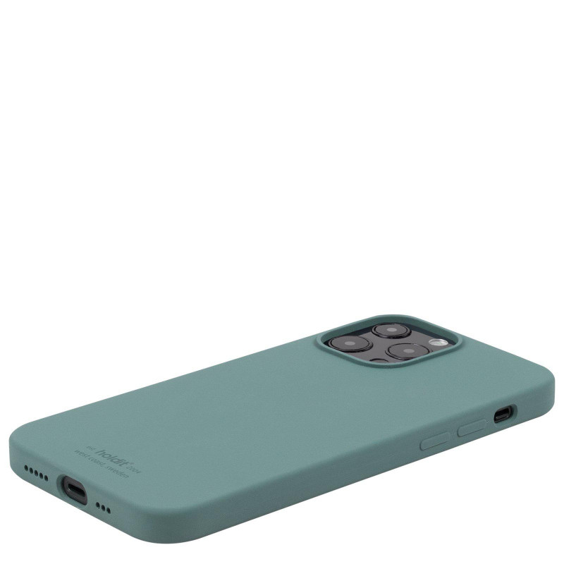 Гръб Holdit Silicone Case за iPhone 13 Pro Max - Зелен