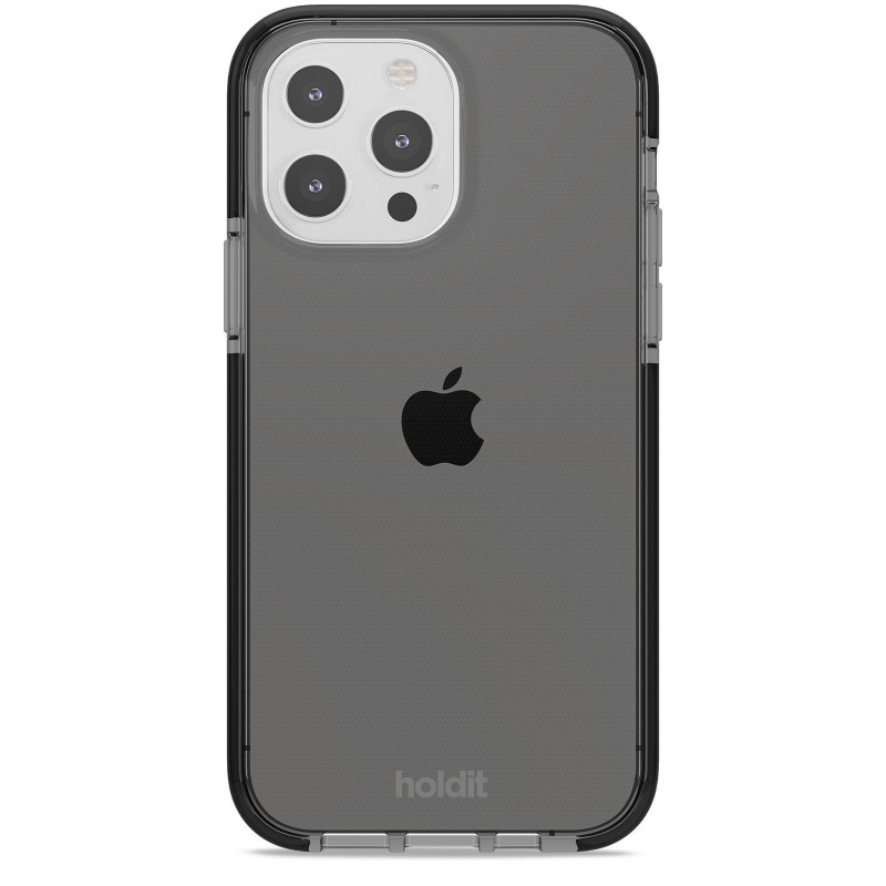 Гръб Holdit Seethru Case за iPhone 13 Pro - Черен...