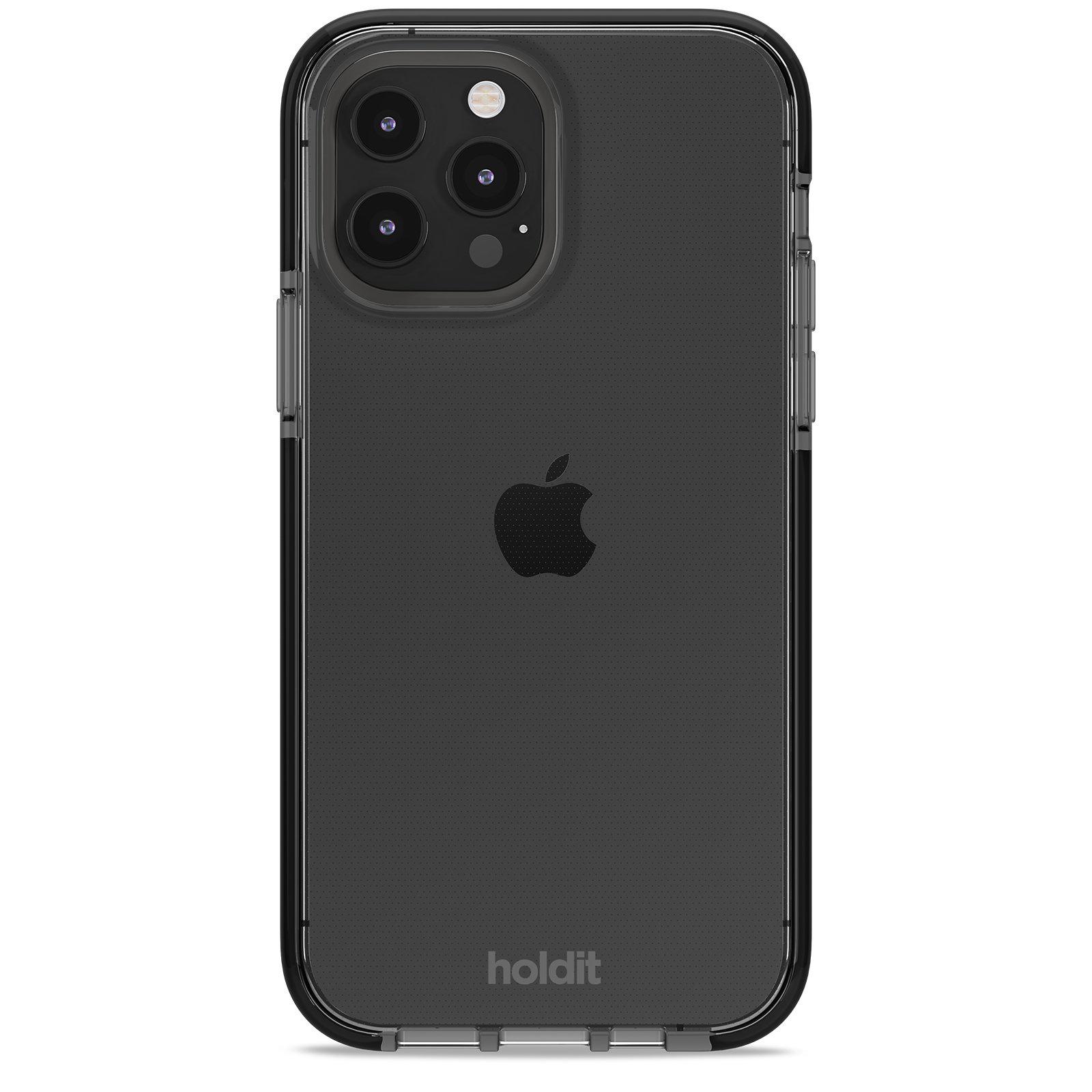 Гръб Holdit Seethru Case за iPhone 13 Pro - Черен