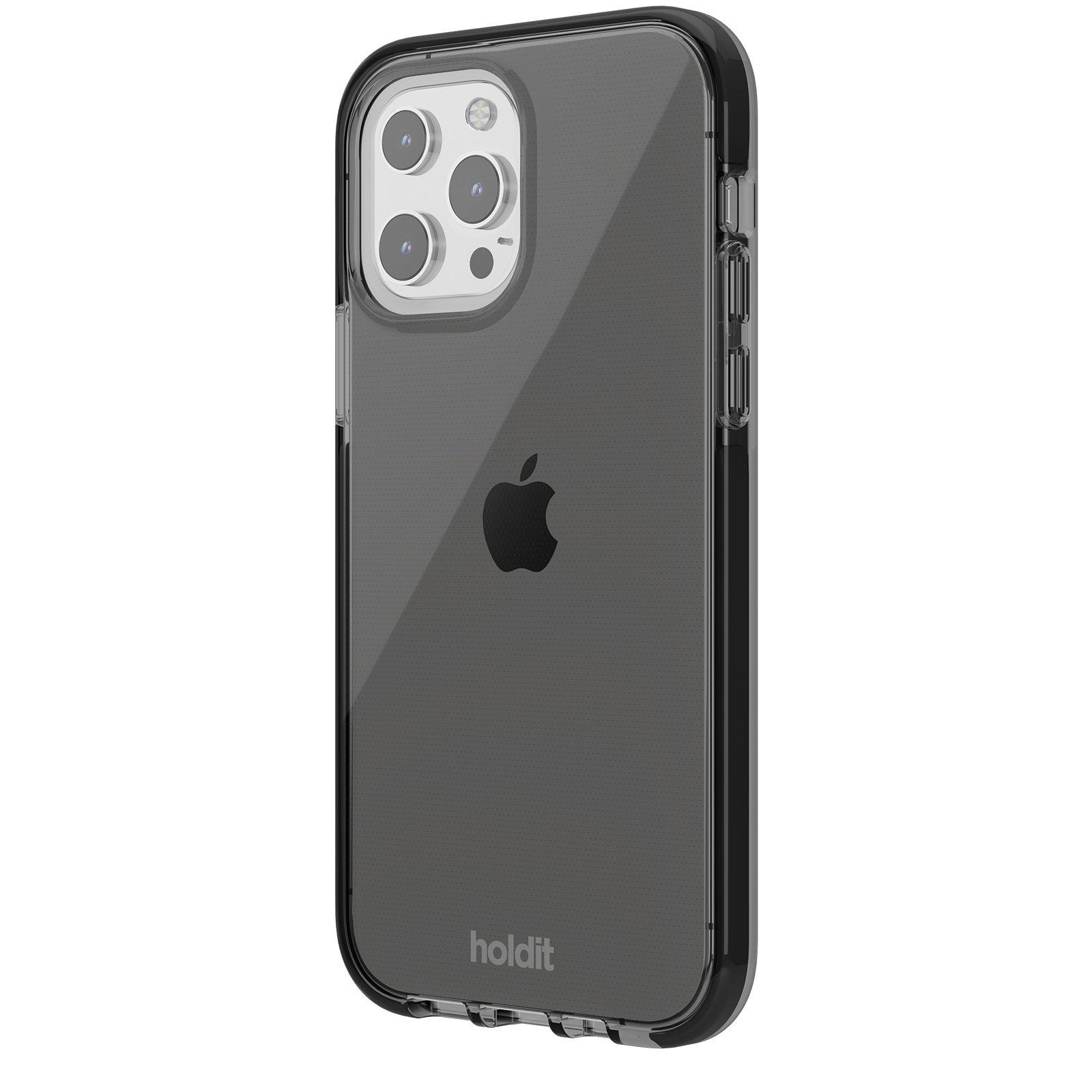 Гръб Holdit Seethru Case за iPhone 13 Pro - Черен