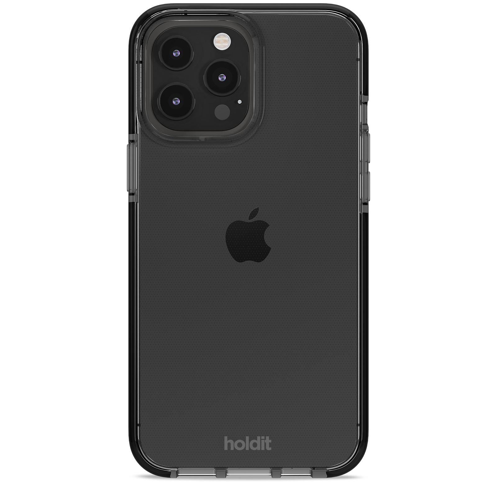 Гръб Holdit Seethru Case за iPhone 13 Pro Max - Черен