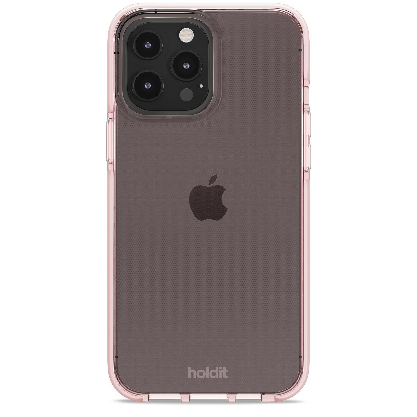 Гръб Holdit Seethru Case за iPhone 13 Pro Max - Светло розов