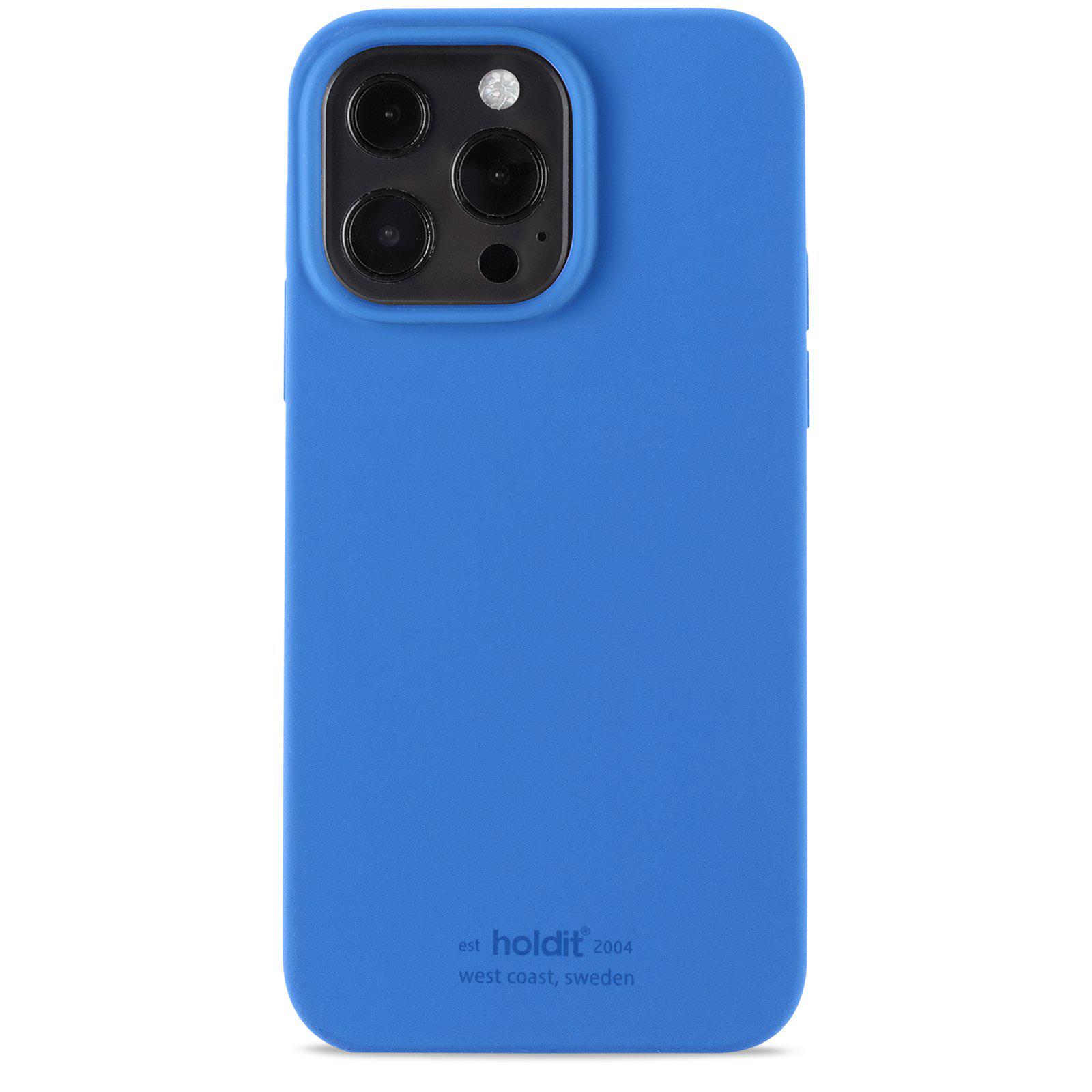 Гръб Holdit Silicone Case за iPhone 13 Pro - Син