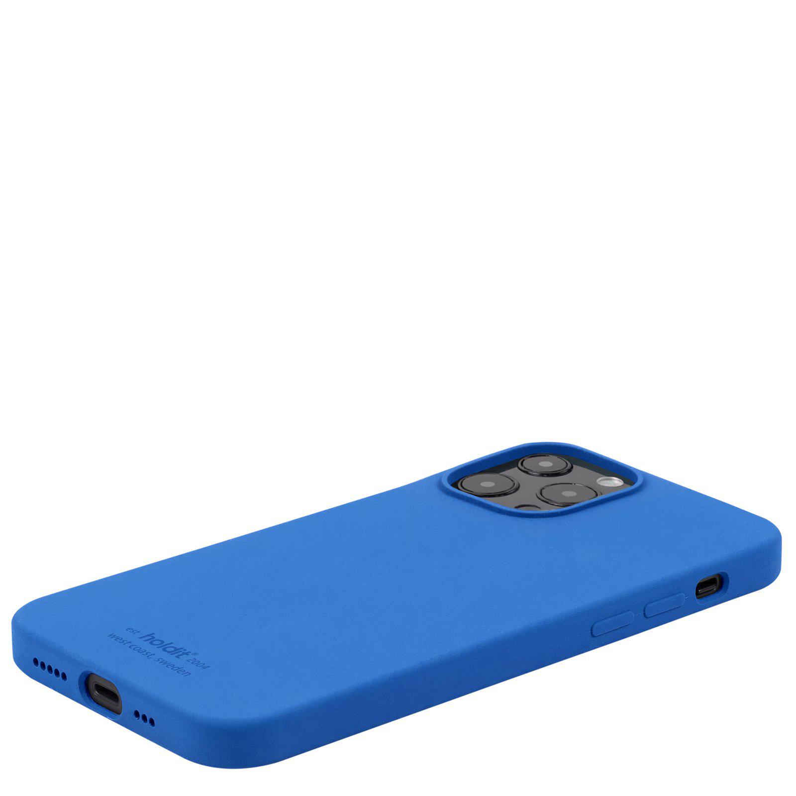 Гръб Holdit Silicone Case за iPhone 13 Pro - Син