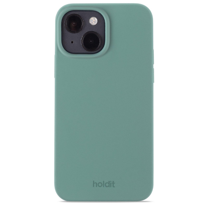 Гръб Holdit Silicone Case за iPhone 14 - Зелен...