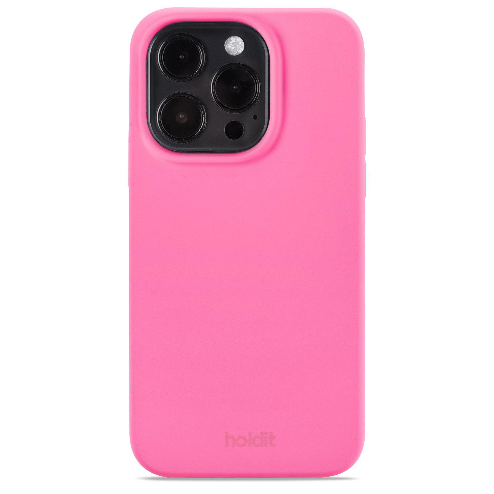 Гръб Holdit Silicone Case за iPhone 14 Pro - Розов