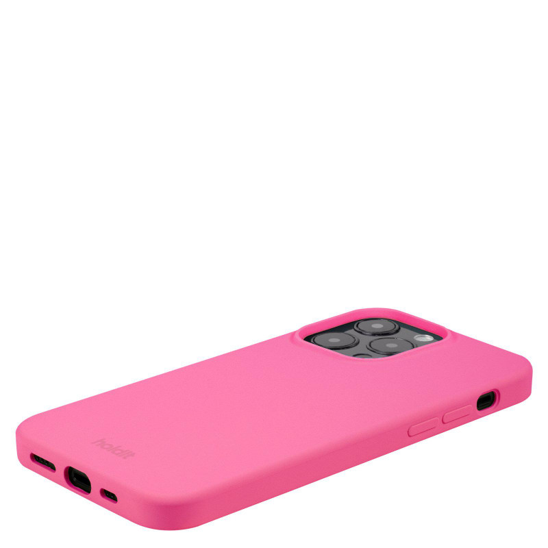 Гръб Holdit Silicone Case за iPhone 14 Pro Max - Розов
