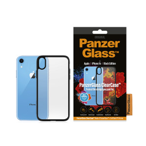 Гръб PanzerGlass за IPhone XR  Clear Case - Черна ...