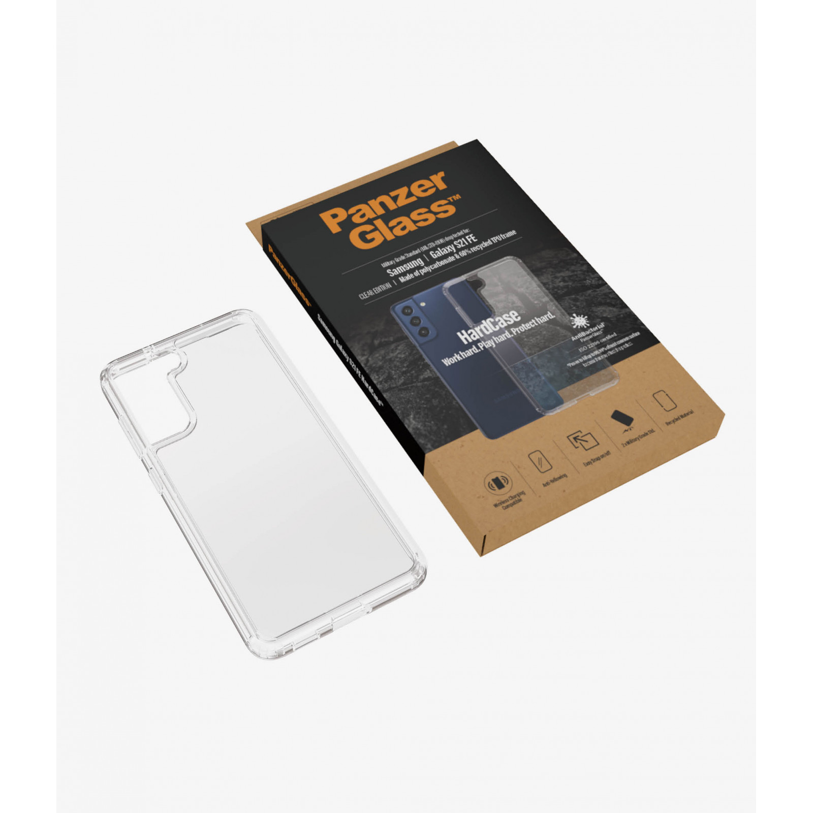 Гръб PanzerGlass  за Samsung S21 FE,Hard Case, Прозрачен