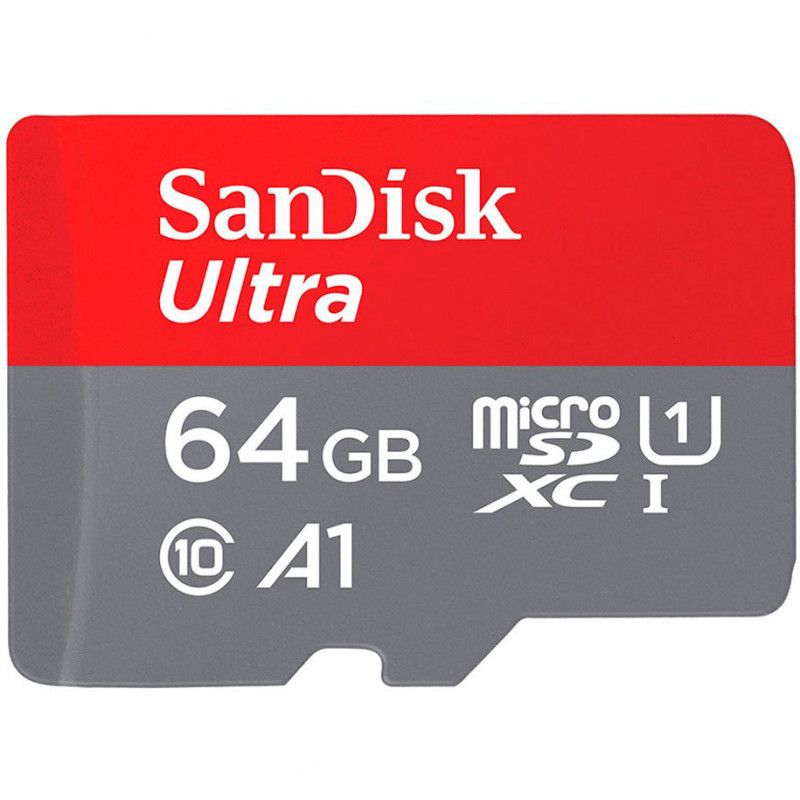Мемори карта SanDisk Ultra micro SDXC 64GB + SD Ad...