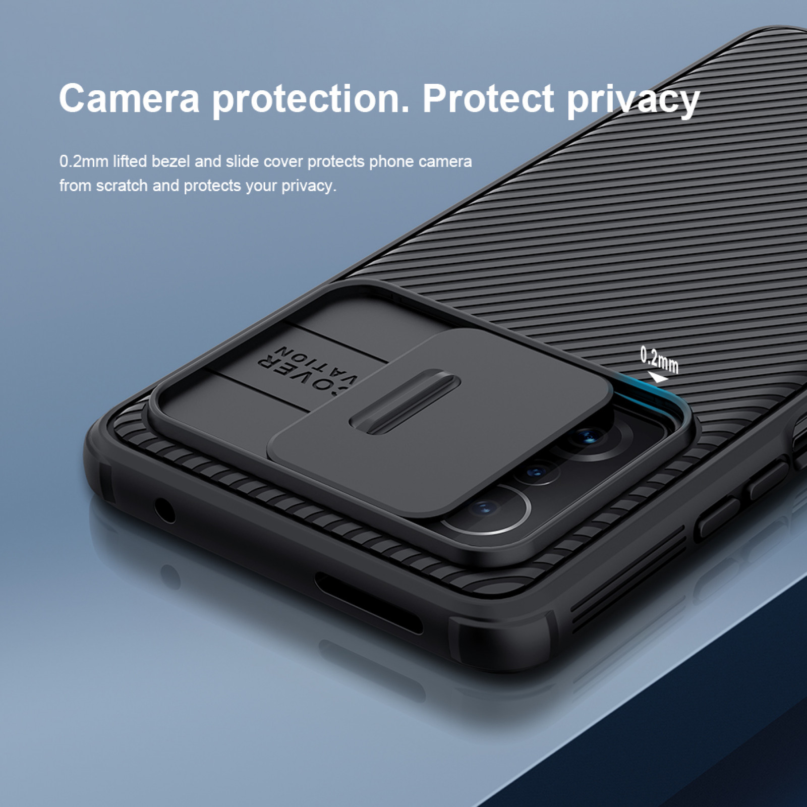 Гръб Nillkin Camshield Pro series за Xiaomi 11t / 11t Pro 5G - Черен