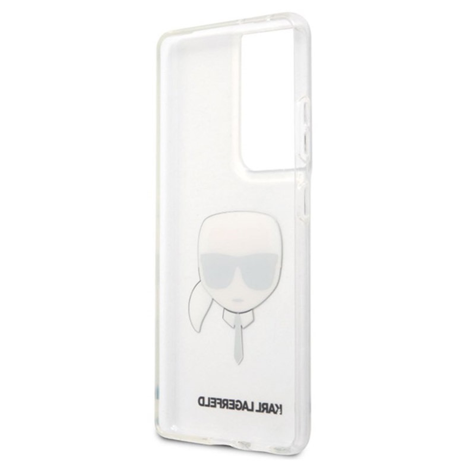 Гръб Karl Lagerfeld Choupette Eats Cover за Samsung Galaxy S21 Ultra - Прозрачен