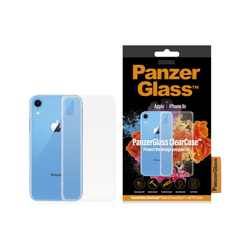 Гръб PanzerGlass за IPhone XR  Clear Case - Прозрачен