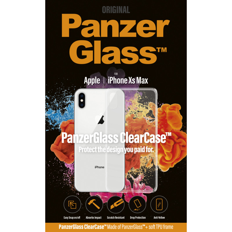 Гръб PanzerGlass за IPhone XS Max  Clear Case - Прозрачен