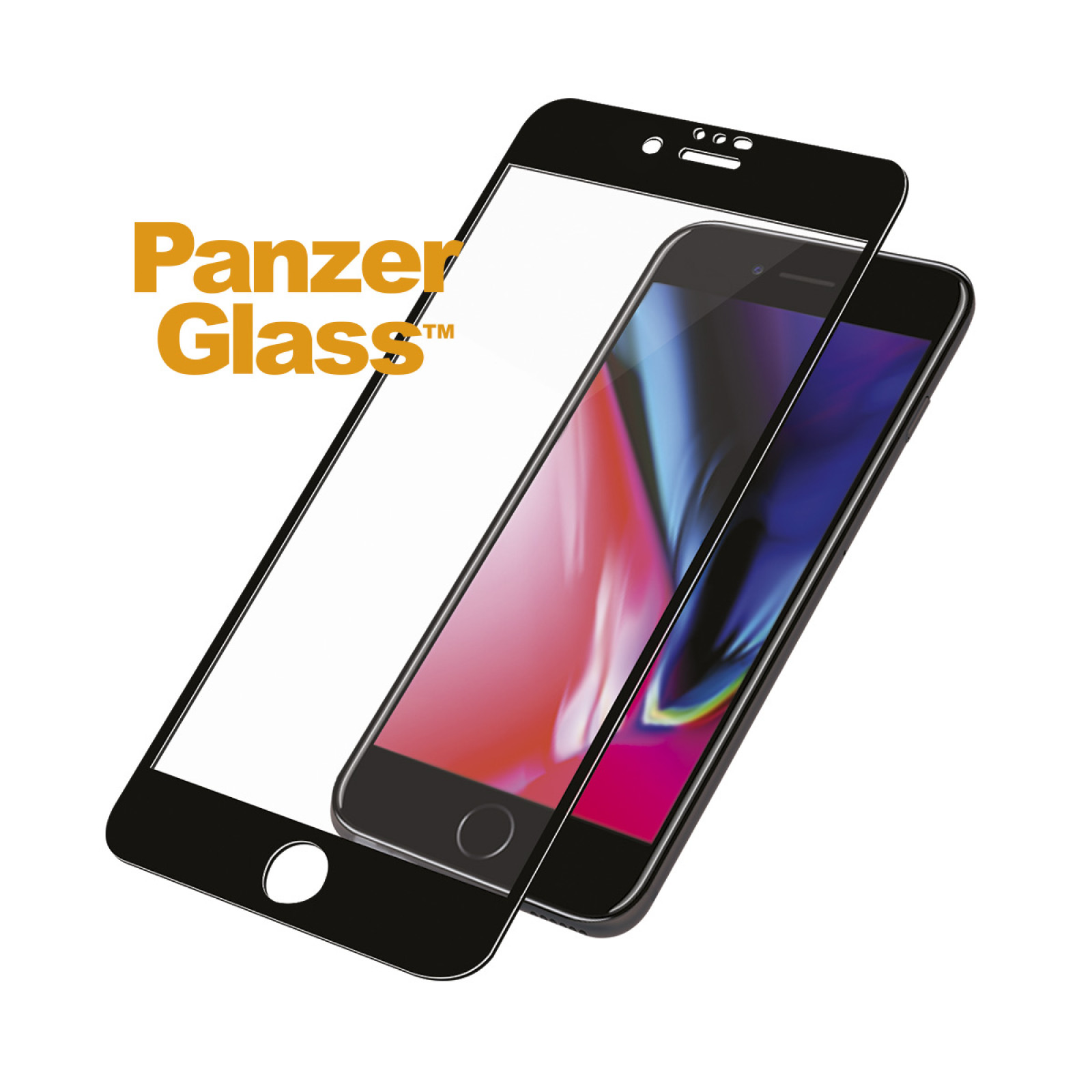 Стъклен протектор PanzerGlass за Apple Iphone 7/8/6/6s CaseFriendly - Black