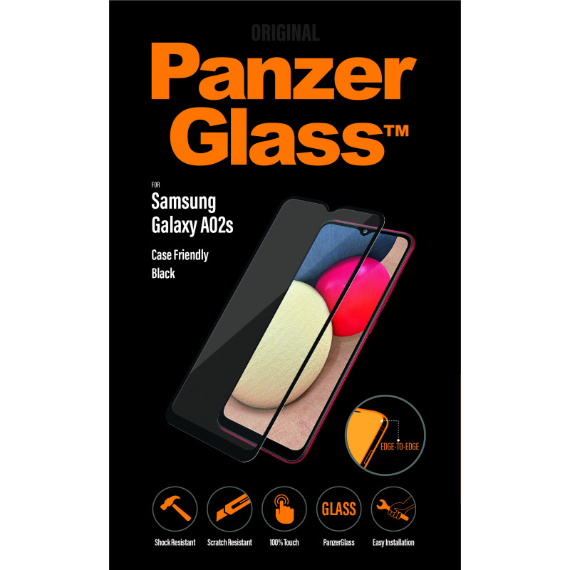 Стъклен протектор PanzerGlass за Samsung Galaxy A31, A32 4G, Case Friendy - Черен