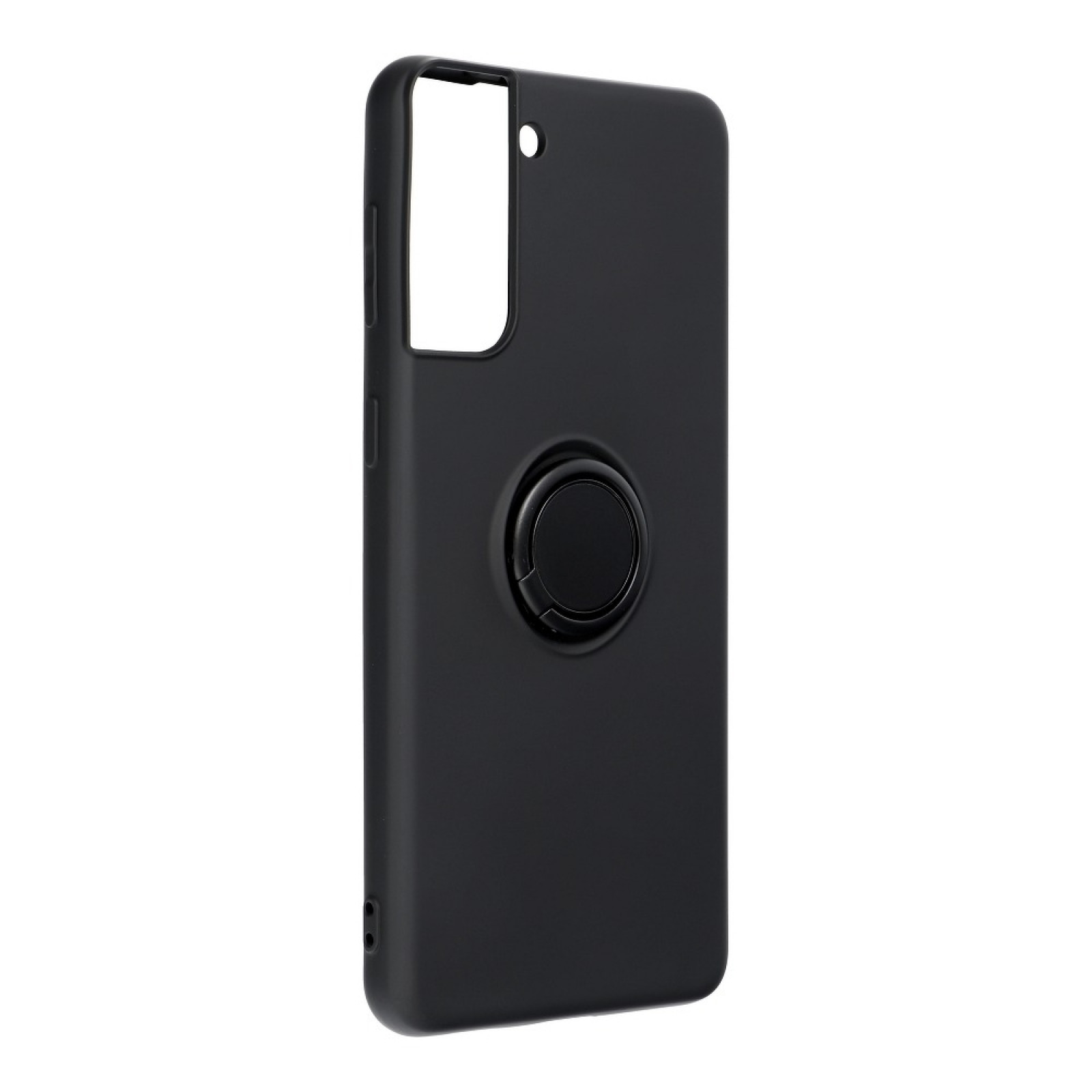 Гръб Forcell SILICONE RING Case for SAMSUNG Galaxy S21 PLUS - Черен