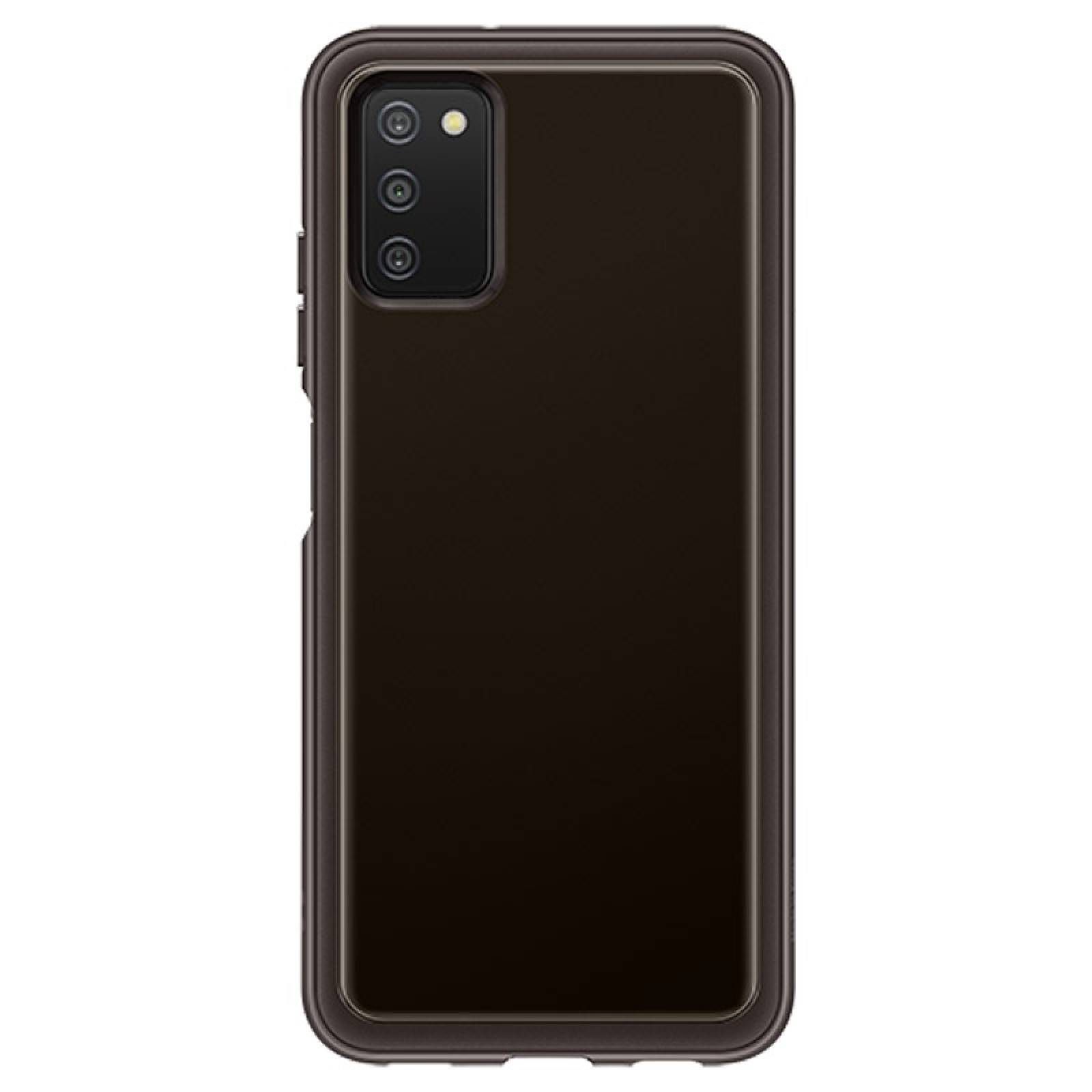 Гръб  Samsung Soft Clear Cover for Galaxy A03s  EF-QA038TBE - Черен