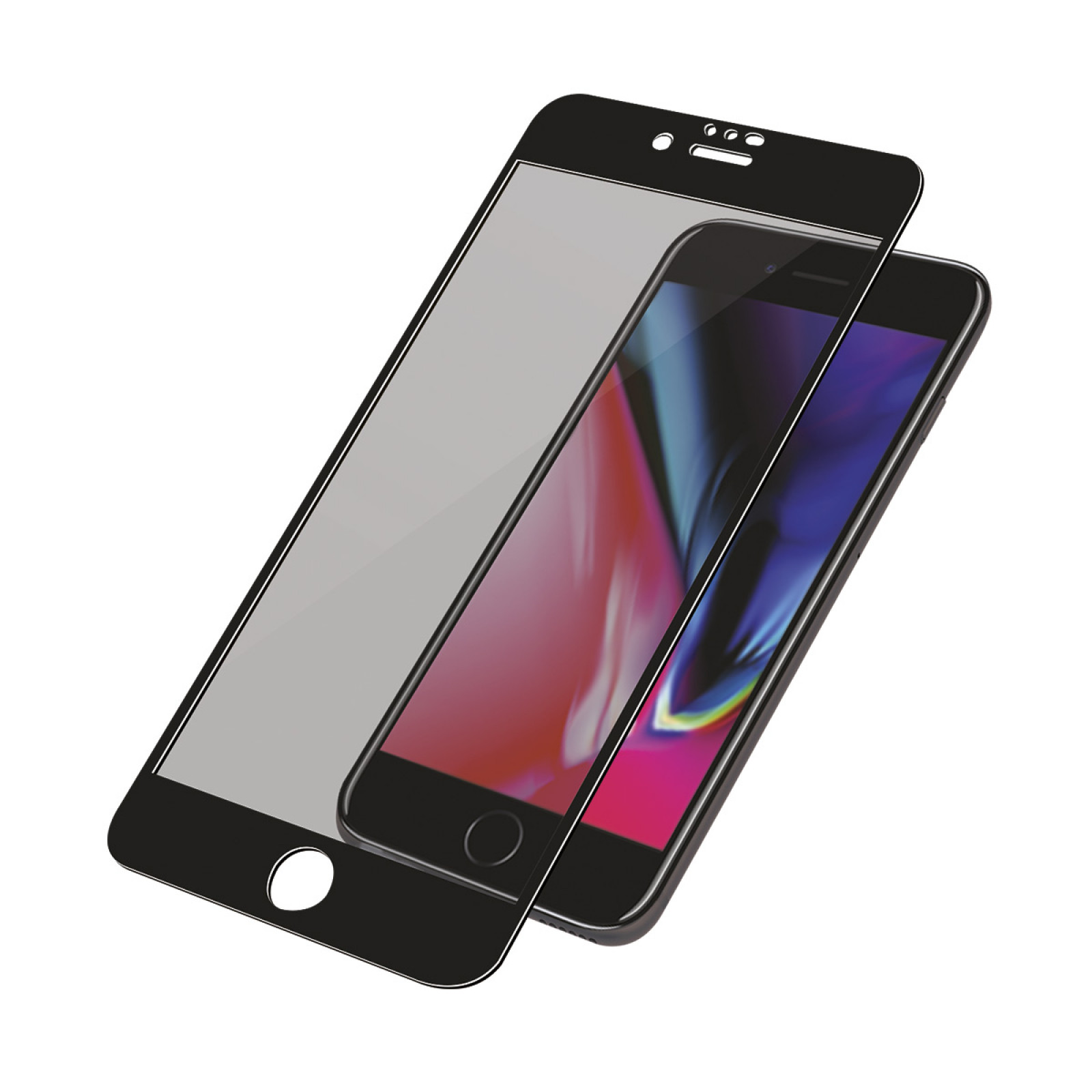 Стъклен протектор PanzerGlass за Apple Iphone 7/8/6/6s CaseFriendly Privacy - Черен