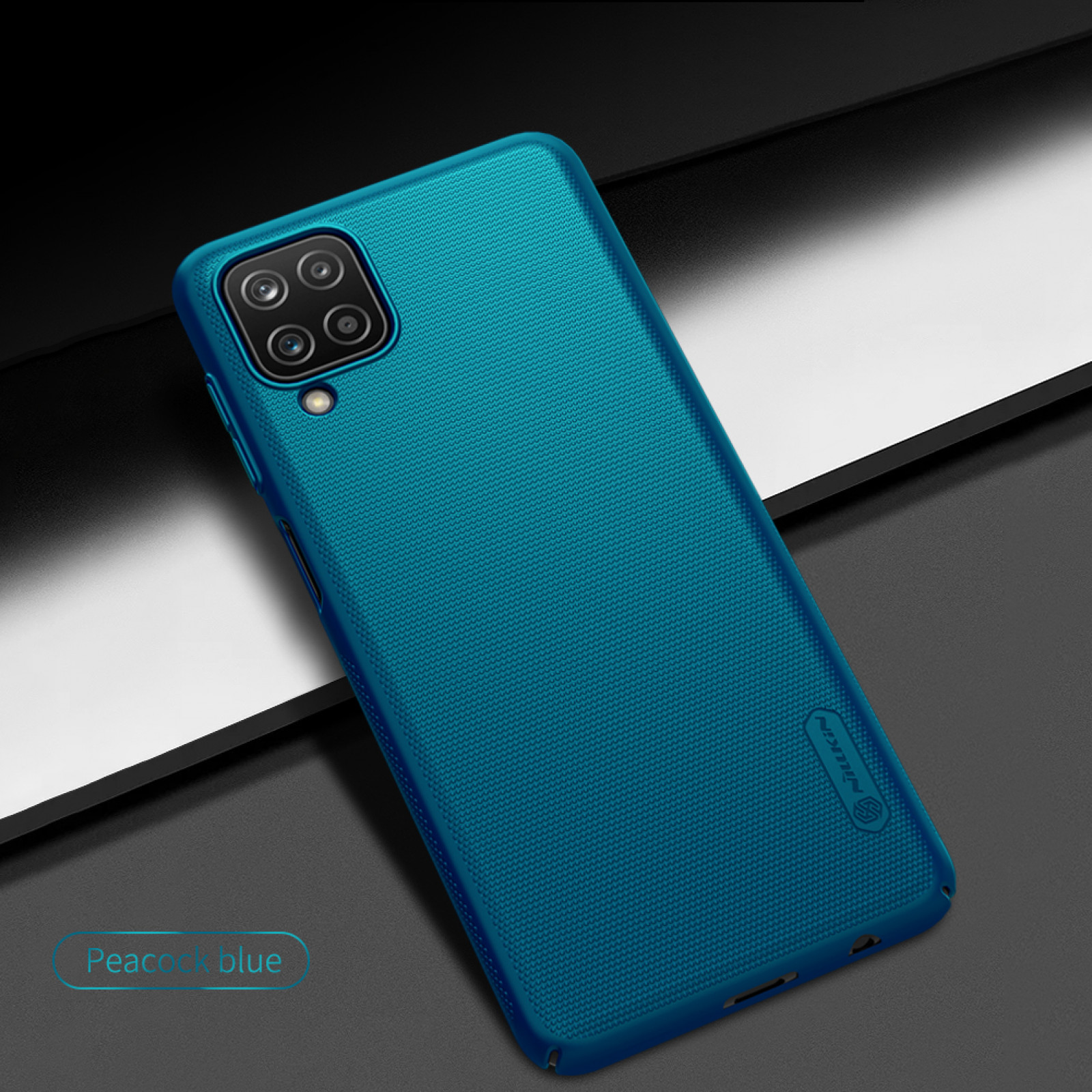 Гръб Nillkin super frosted shiled hard PC Case за Samsung Galaxy A12 - Син - Samsung Galaxy A12 | Phoneplay.bg
