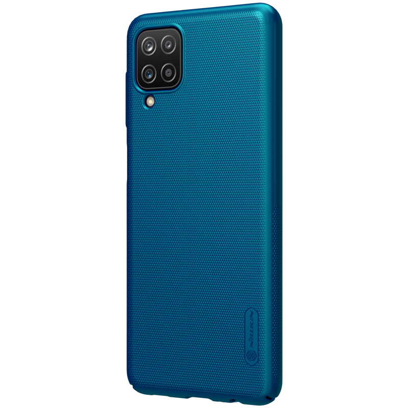Гръб Nillkin super frosted shiled hard PC Case за Samsung Galaxy A12 - Син - Samsung Galaxy A12 | Phoneplay.bg