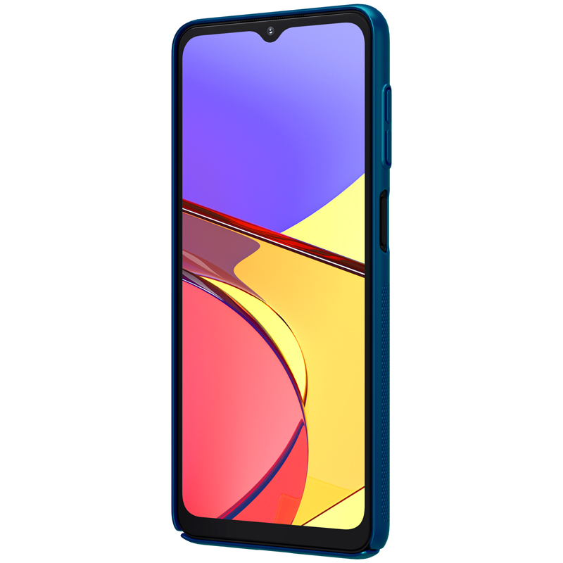 Гръб Nillkin super frosted shiled hard PC Case за Samsung Galaxy A12 - Син - Samsung Galaxy A12 | Phoneplay.bg