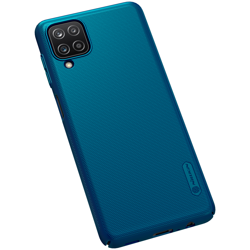 Гръб Nillkin super frosted shiled hard PC Case за Samsung Galaxy A12 - Син - Samsung Galaxy A12 | Phoneplay.bg