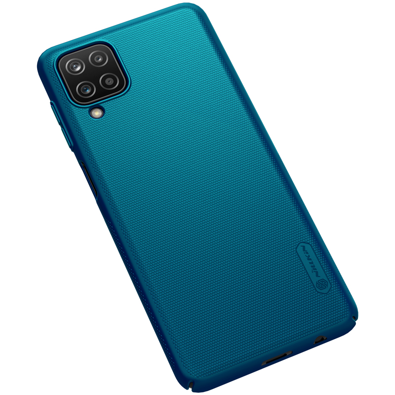 Гръб Nillkin super frosted shiled hard PC Case за Samsung Galaxy A12 - Син - Samsung Galaxy A12 | Phoneplay.bg