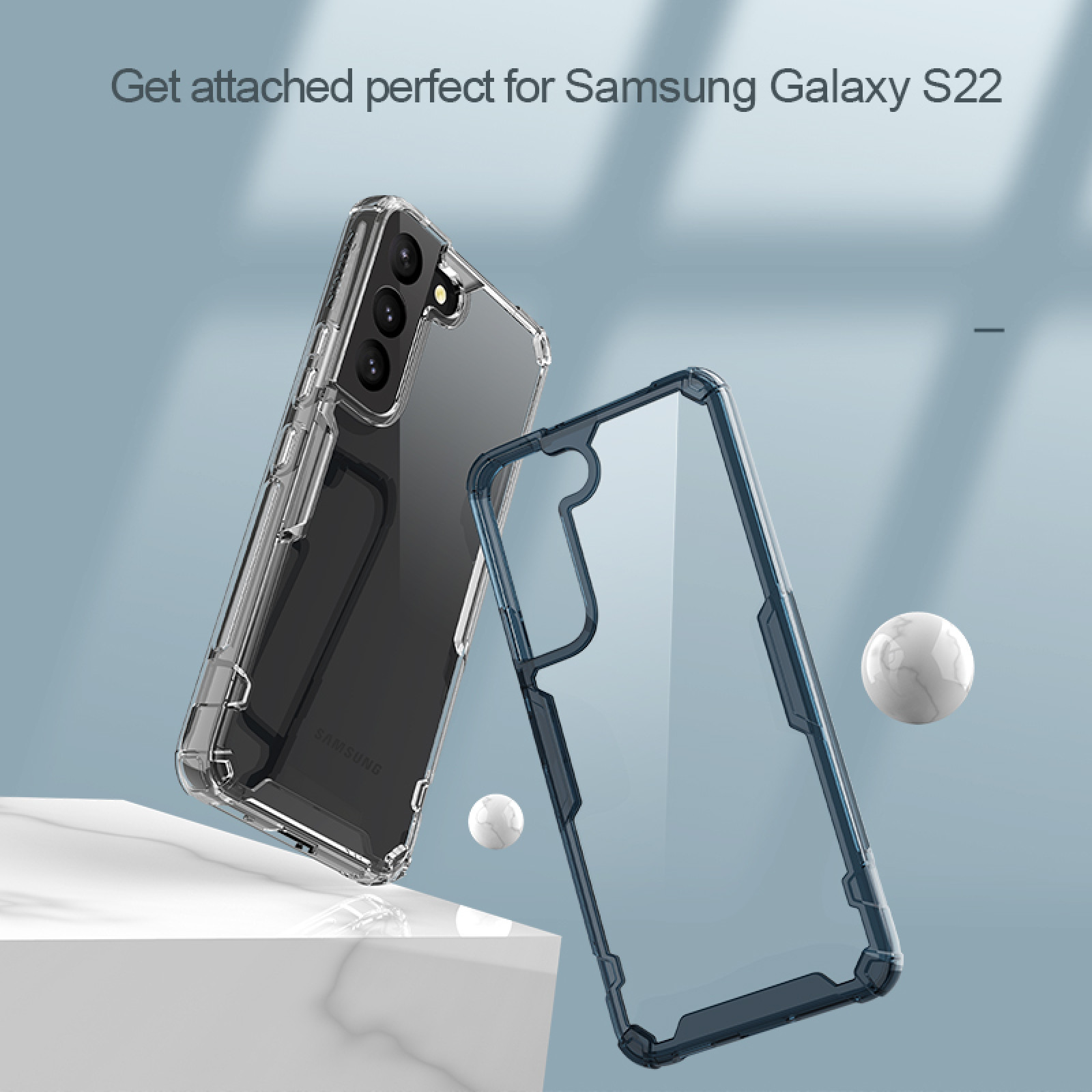 Гръб Nillkin nature pro case за Samsung Galaxy S22 - Син