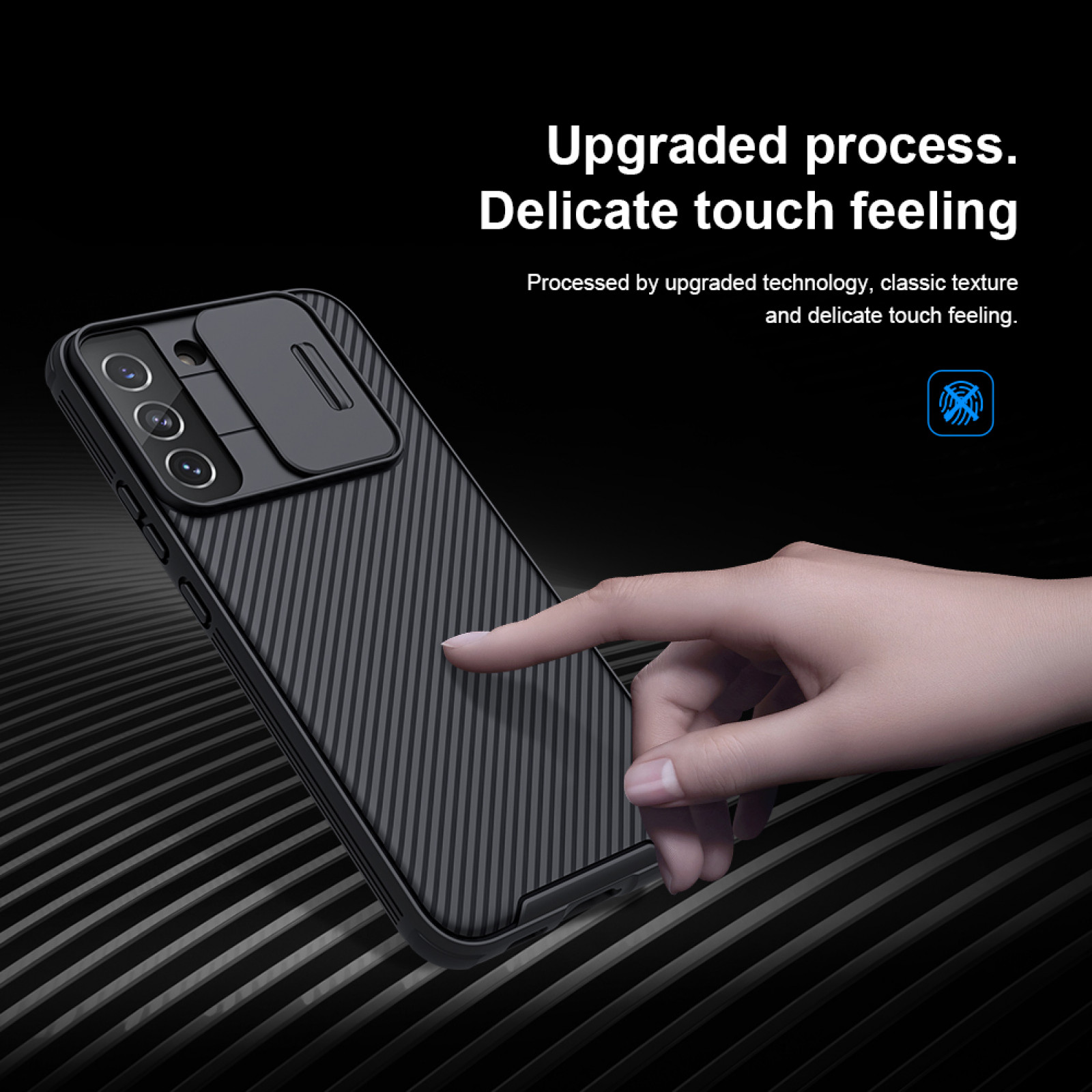 Гръб Nillkin camshield pro case за Samsung Galaxy S22 plus - Черен