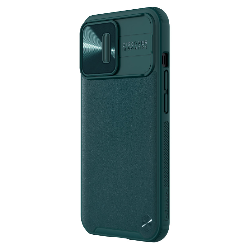 Гръб Nillkin leather camshield за Iphone 13 Pro - Зелен