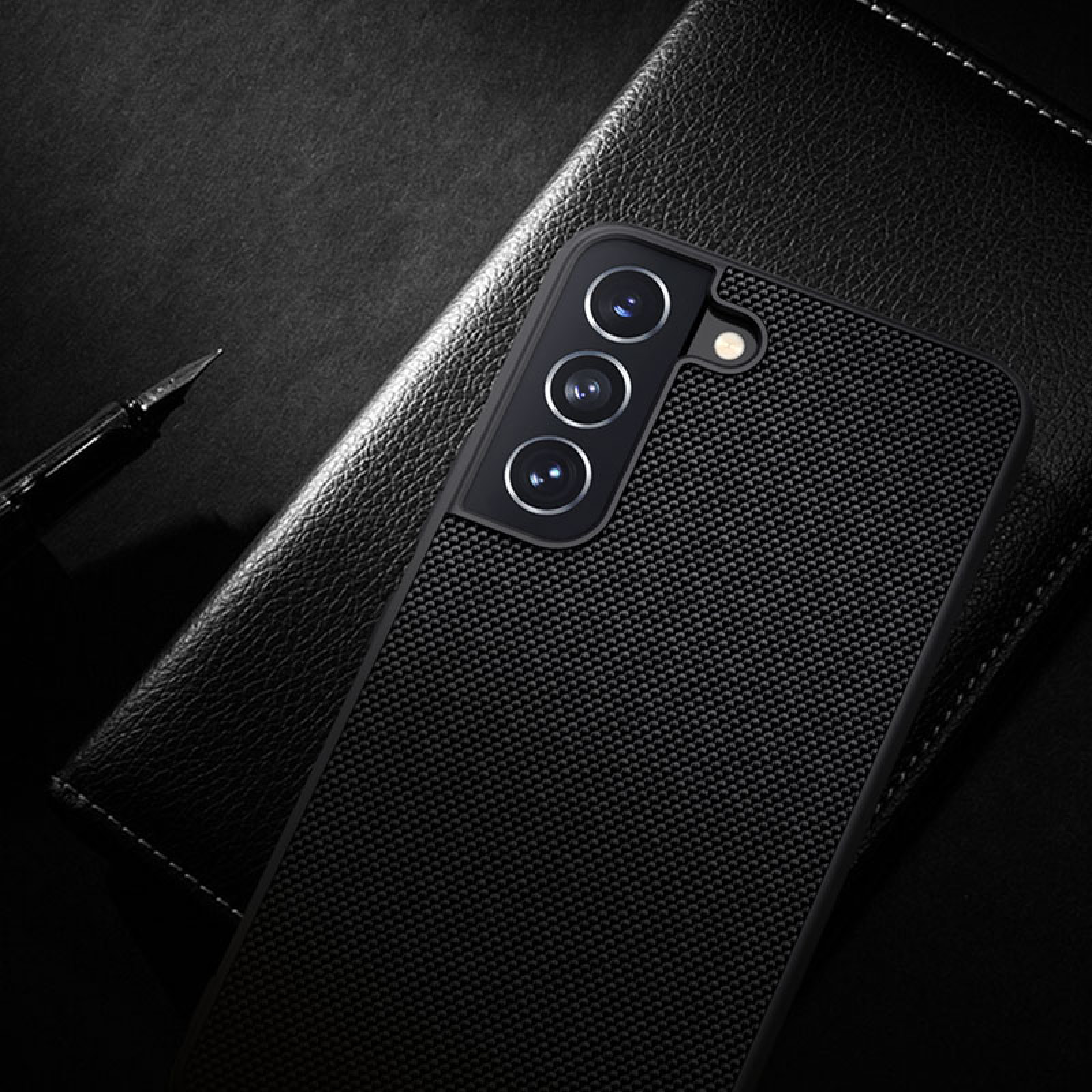Гръб Nillkin textured за Samsung Galaxy S22 - Черен