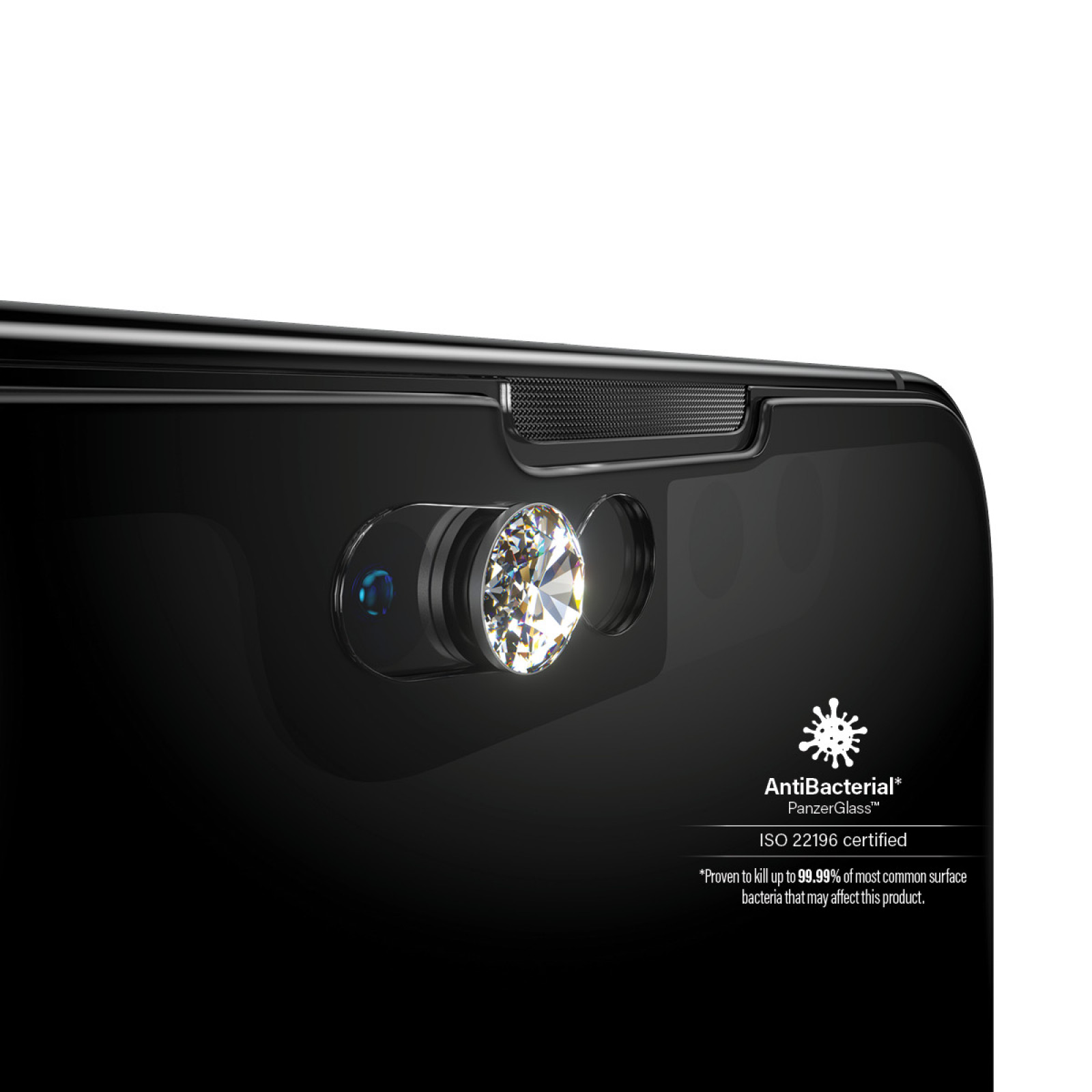 Стъклен протектор PanzerGlass за Apple Iphone 13 mini , CaseFriendly, CamSlaider,AB, Swarovski Edition