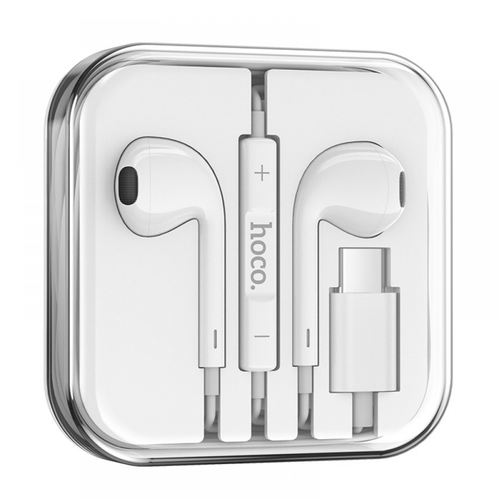 Слушалки Hoco M80 Original series earphones за Type C - Бели