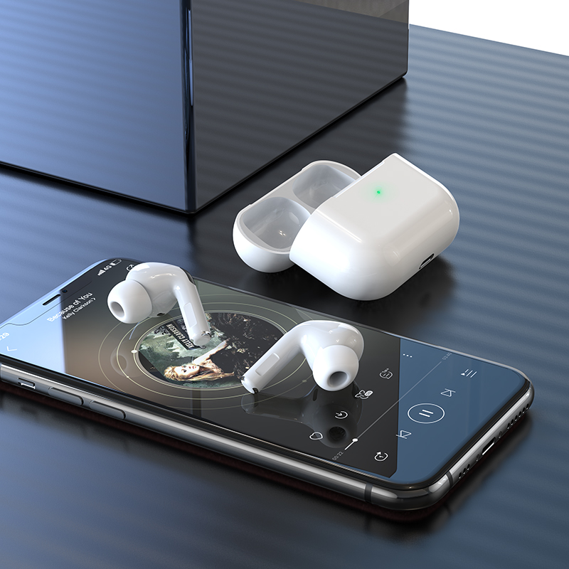 Bluetooth слушалки Hoco EW05 Original series active noise cancelling wireless - Бели
