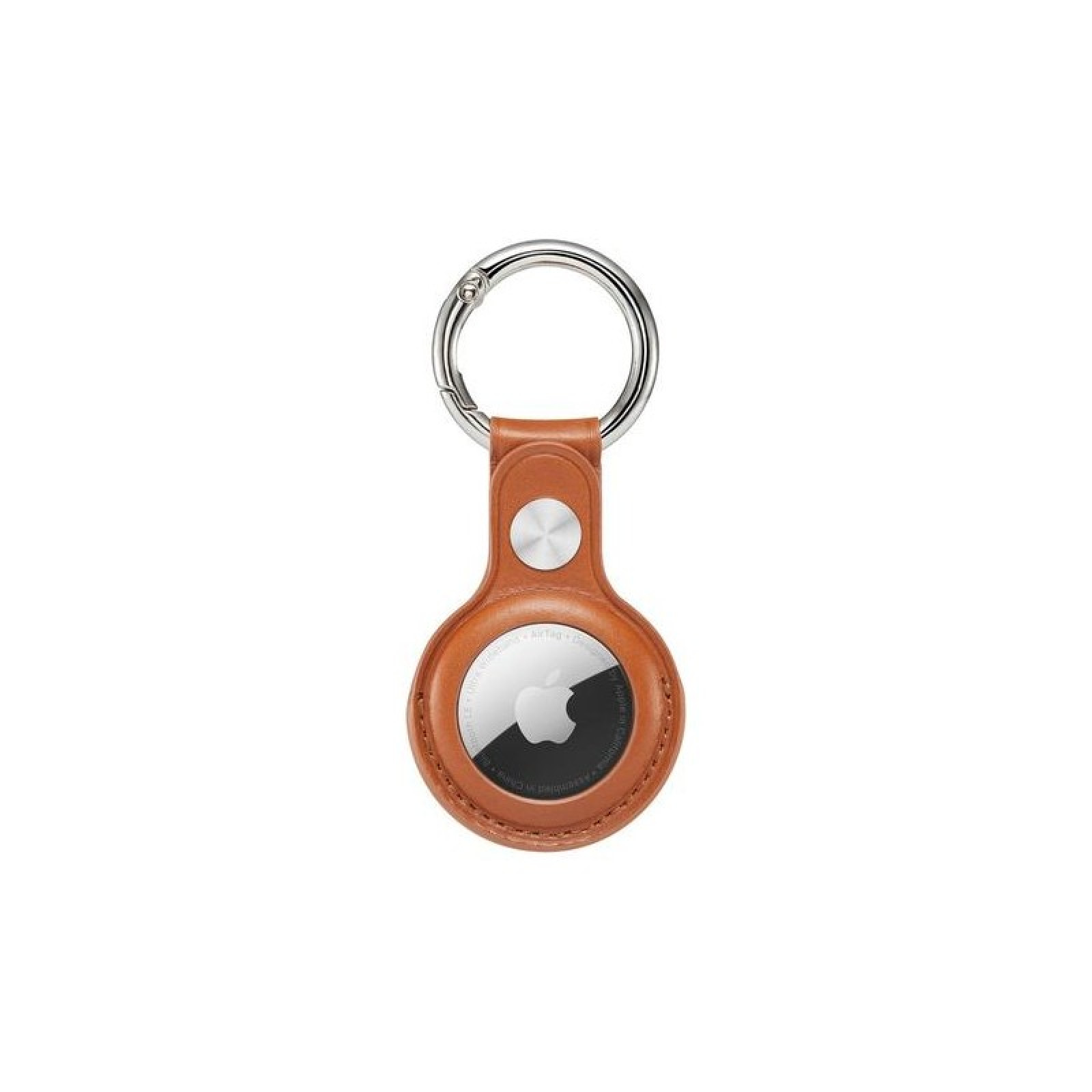 Калъф - ключодържател за Appple AirTag Keyring - Кафяв - Джаджи | Phoneplay.bg