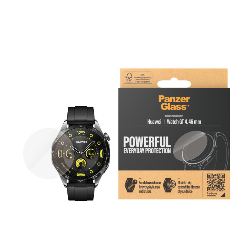 Стъклен протектор за часовник PanzerGlass за Huawei WATCH GT4 46mm