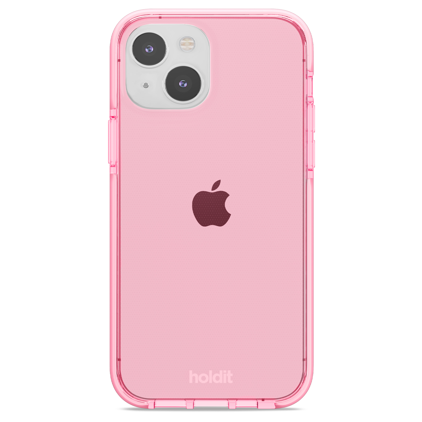 Гръб Holdit  за iPhone 14, 13, Seethru Case, Розов