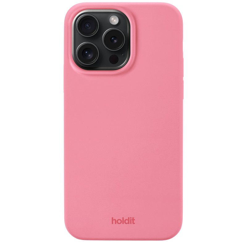 Гръб Holdit за iPhone 14 Pro Max, Silicone Case, Rouge Pink