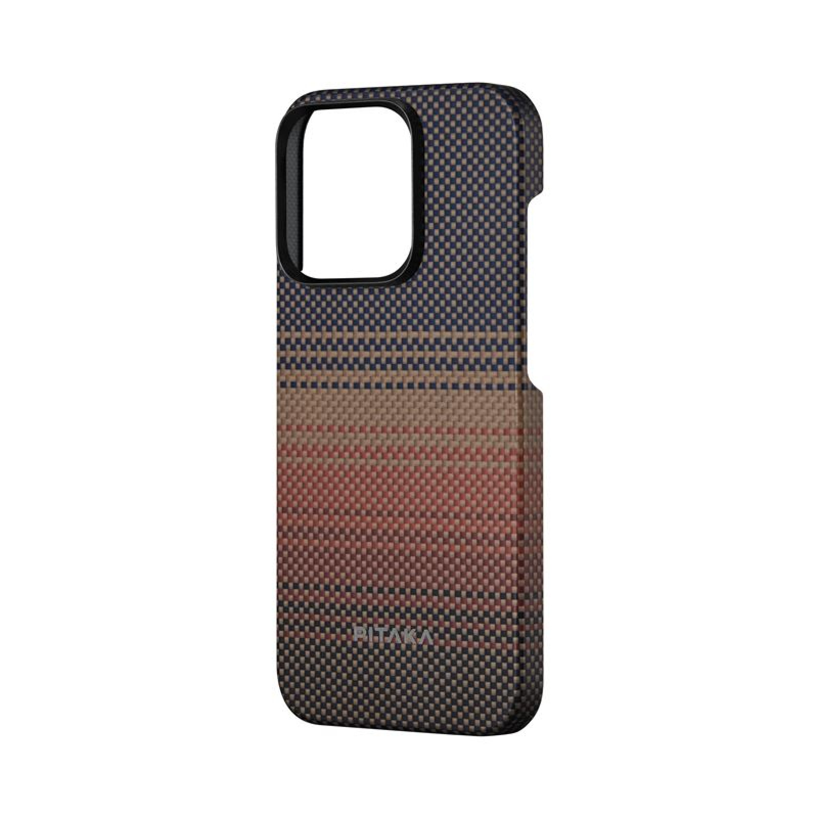 Гръб Pitaka за  iPhone 15 Pro , MagEZ 5 case, Sunset, Многоцветен