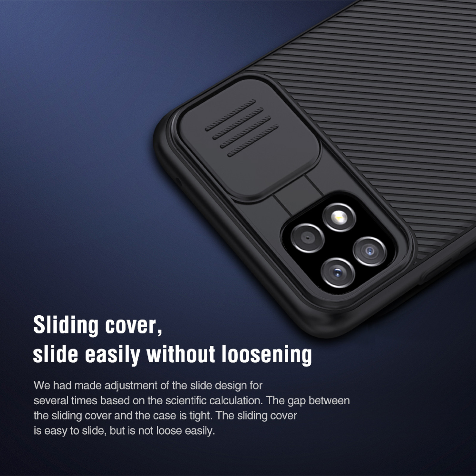 Гръб Nillkin Camshield series за Samsung Galaxy A22 5G - Черен