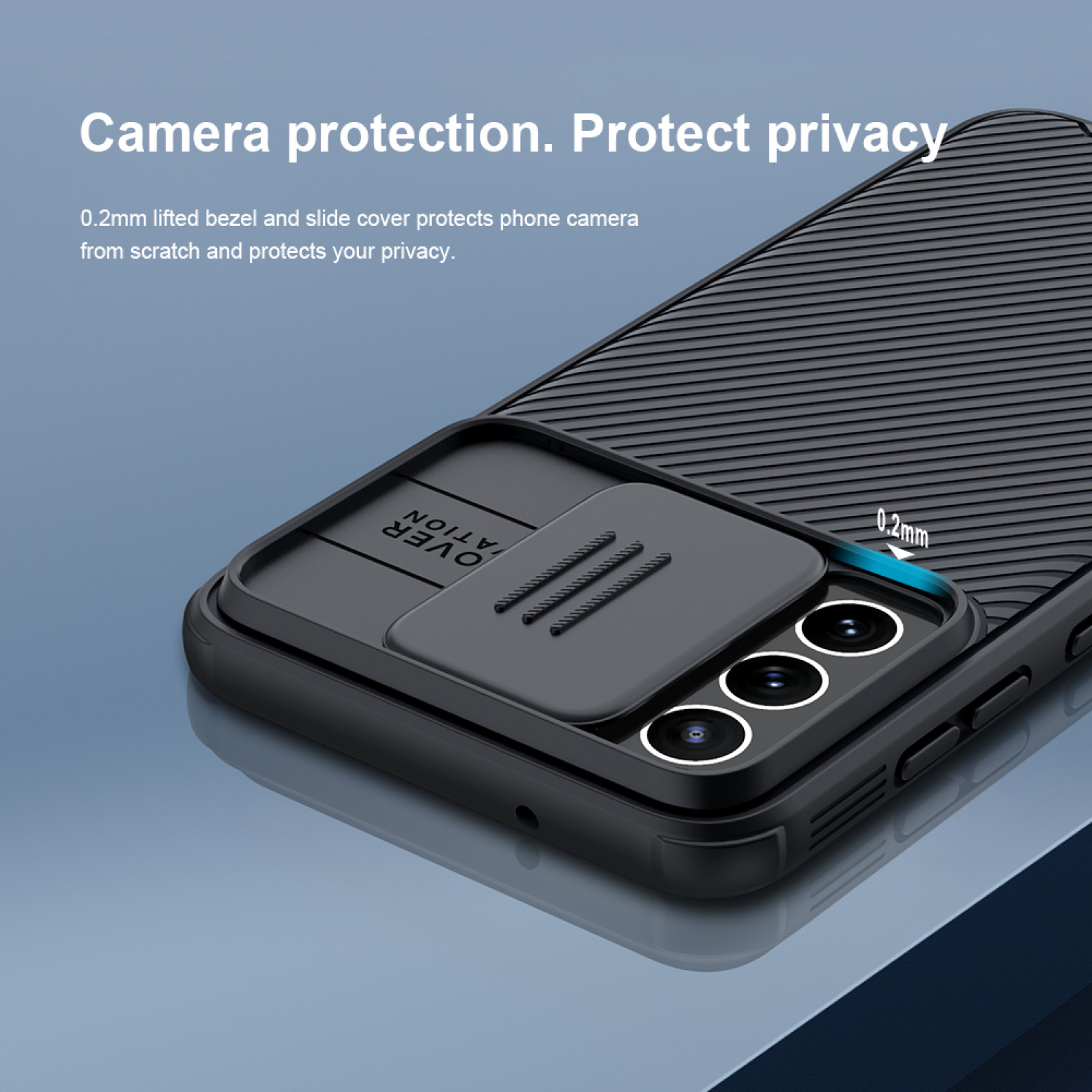 Гръб Nillkin Camshield pro за Samsung S21 FE - Черен