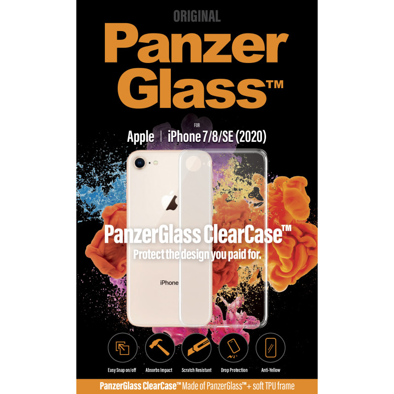 Гръб PanzerGlass за IPhone 7/8/SE2020/SE2022ClearCase - Прозрачен