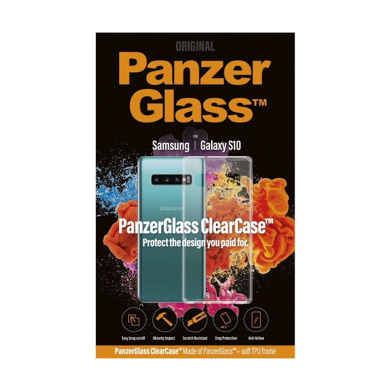 Гръб PanzerGlass за Samsung Galaxy S10 ClearCase - Прозрачен 117385