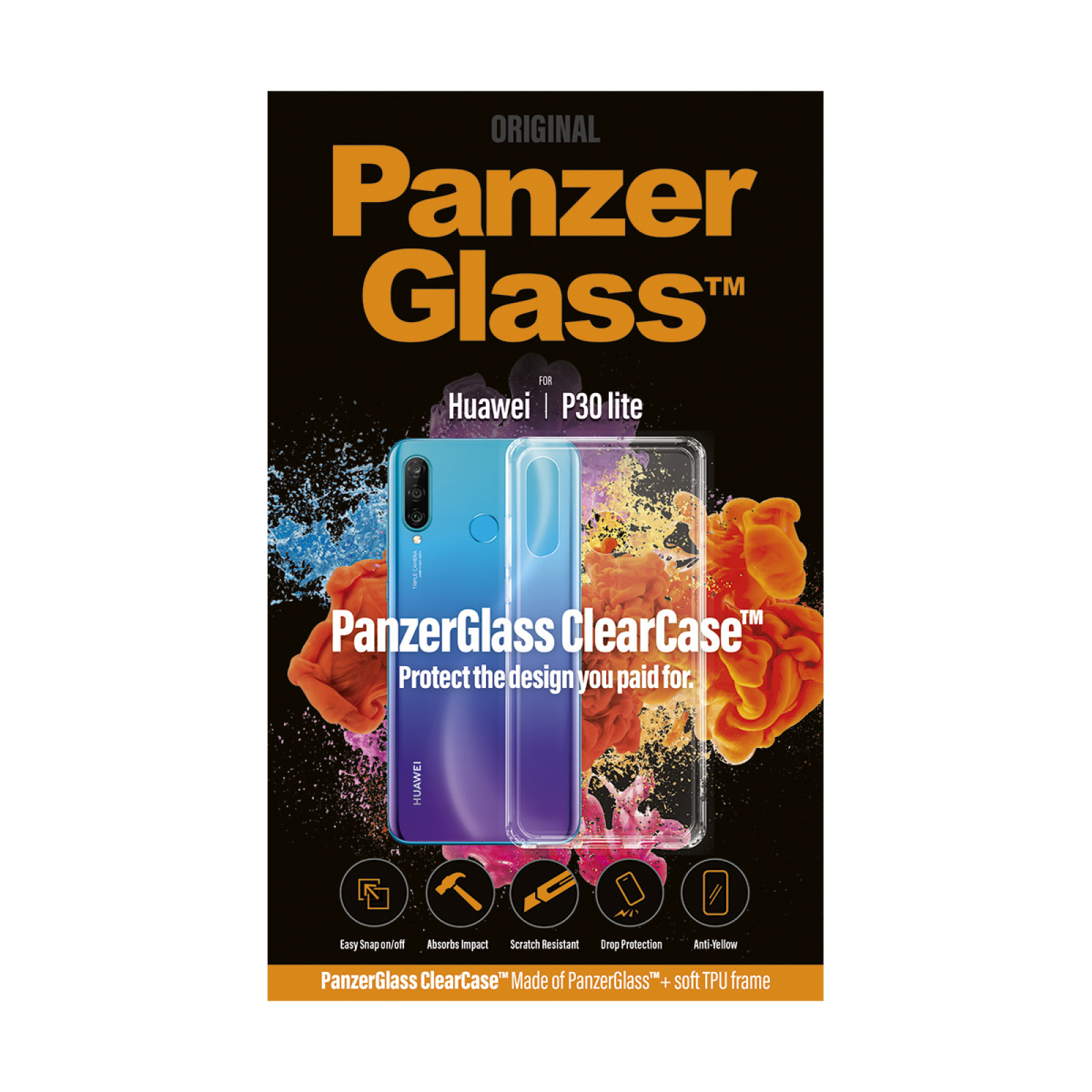 Гръб PanzerGlass за Huawei P30 Lite ClearCase - Прозрачен 117381